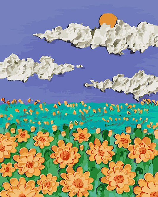 3D Sea of Flowers