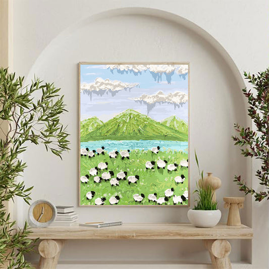 3D Sheep Pasture