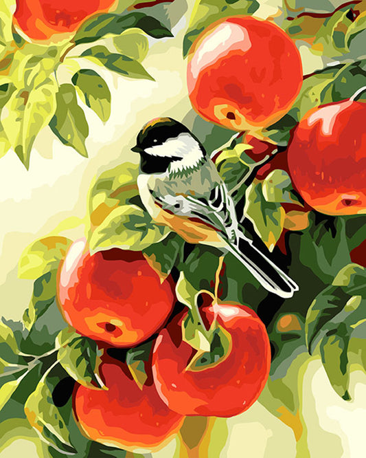 Bird In An Apple Tree