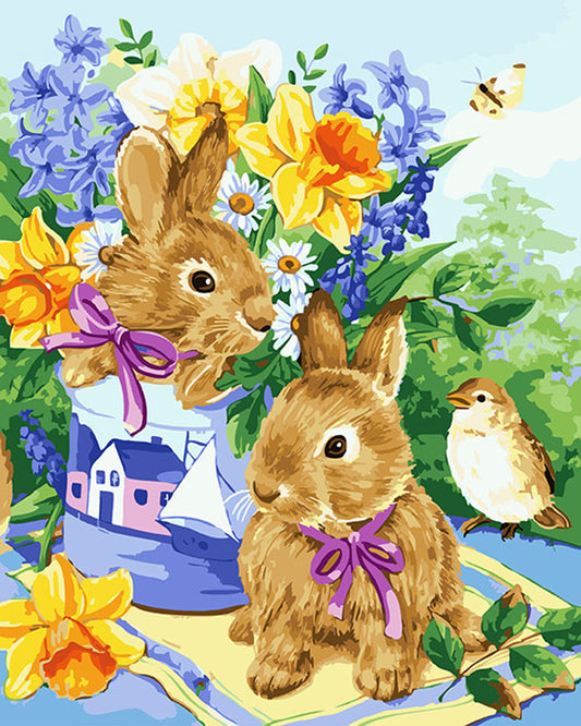 Bunny Bouquet Spring Easter