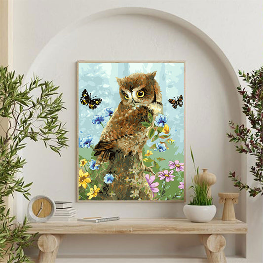 Butterfly And Owl