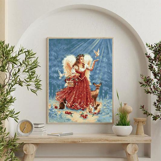 Christmas Angel with Dove