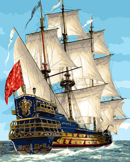 French Ship of the 17th Century