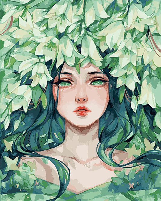 Green Leaf Girl