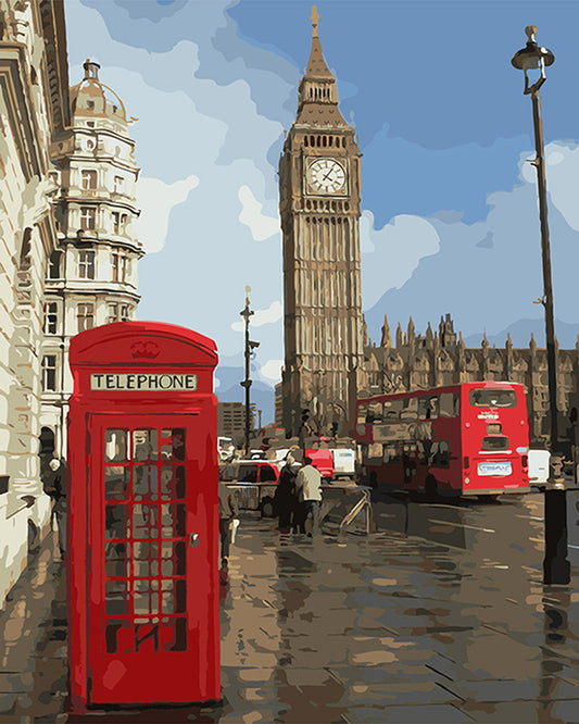 Red Telephone Box in London