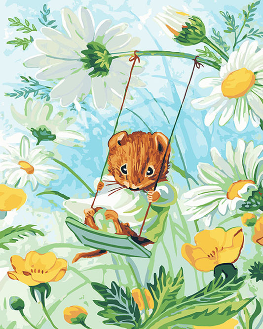 Swinging Amid The Daisies