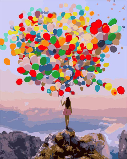 Girl with Balloons